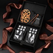 ���������� ����� ��� ���������� ����� �� ��������� Bormioli Rocco Cassiopea Whisky Stones 330�� WS206