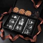 ������������ ���� ��� ����������� ��� � ��������� �� �������� Bormioli Rocco Cassiopea Whisky Stones 330�� WS606D