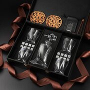 ���������� ����� ��� ���������� ����� �� ��������� (4��) � �������� Bohemia Quadro Whisky Stones 340�� WS402D