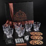���������� ����� ��� ���������� ����� �� ��������� Bohemia Quadro 6�� Whisky Stones 340�� WS602