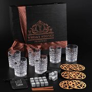 ���������� ����� ��� ���������� ����� �� ��������� Bohemia Diamond Whisky Stones 300�� WS604