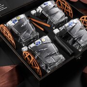 ���������� ����� ��� ���������� ����� �� ��������� Bohemia Zig-Zag Whisky Stones 300�� WS409