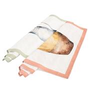 ���� �������� ������� Vases with flowers 50�70�� 29458-VASItowel-2setA