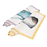 ���� �������� ������� Vases with flowers 50�70�� 29458-VASItowel-2setB