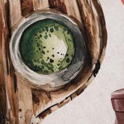 ����� �������� ��������� Italian cuisine Pizza/Steak 50�70�� 29489-FOODtowel-2setA