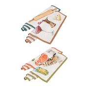 ����� �������� ��������� Italian cuisine 50�70�� 29489-FOODtowel-4set