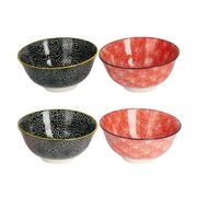 ���� ��� Red and Black Floral 15,5�� KCBOWL15PK4RBK