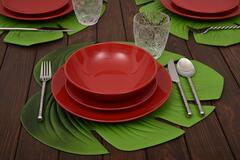 ���� ������� ������������� Leaves 46�42�� LEAVES-Philodendron-2set