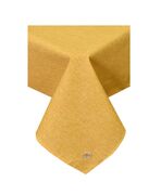 Скатертина водонепроникна Simfoni Желтая рогожка 136х220см 4823093413313