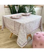 Скатерть Avantime Мираж бордо 132х132см 4823093427181