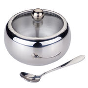 Цукорниця з кришкою та ложкою 460мл KM-7002