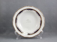 Набор глубоких тарелок Marie Loiuse Синяя лилия 23см