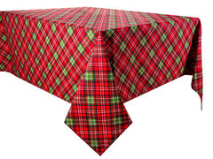 Скатертина клітина маленька 180х180см 736-017
