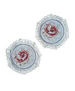 Набор салфеток под чашки Уют Роза 14см 4823093438880