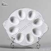 Поднос для яиц Bernadotte Деколь, отводка платина 25см