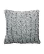 Подушка декоративная Коса серая 33х33см 4823093442498 - в интернет-магазине Мир посуды Подушка декоративная Коса серая 33х33см 4823093442498 - Мир посуды