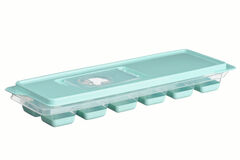 Форма для льда с крышкой Fresh голубой тиффани 3х9х26см AR1101TP