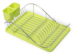 Сушилка для посуды зеленая 52х32х13см KM-0761A