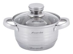 Кастрюля с крышкой 1,5л KM-4910