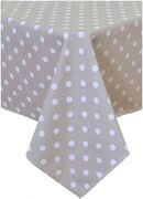 Скатерть Горох беж 120х136см 4823093405622