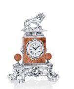 Часы настольные Лев на камне 37x22x46,5см OR0823DOR