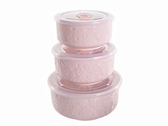 Набор салатников с крышками 250/450/600мл 359-003