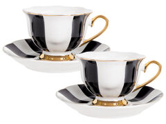 Набор чашек для чая с блюдцами 220мл 922-029