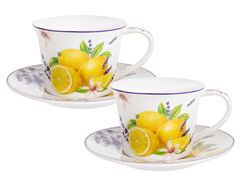 Набор чашек для чая с блюдцами Прованс 220мл 924-756