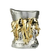 Ваза Золотые слоны 15см VF061DOR