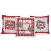 Наволочка односторонняя Пышная гирлянда 45см XmBowCojin-45x45DAC - в интернет-магазине Мир посуды Наволочка односторонняя Пышная гирлянда 45см XmBowCojin-45x45DAC - Мир посуды