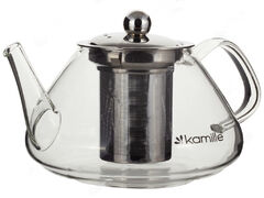 Чайник заварочный с крышкой и ситечком 450мл KM-0782S