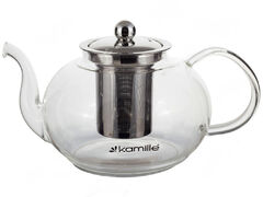 Чайник заварочный с крышкой и ситечком 1,2л KM-0783L
