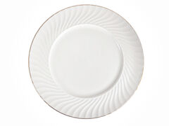 Тарілка обідня Меренга з золотом 26см 949-009-1