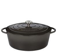 Каструля з кришкою овальна Provence Grey 7л 0402000733