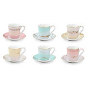 Набор чашек для кофе с блюдцами myCOFFEE Romance 90мл 387717