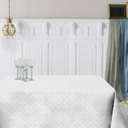 Скатертина з акриловим покриттям Amigoni Blanco 140х250см 111003859