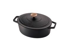 Гусятница с крышкой Rose Gold 4,6л BH-6494