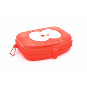 Ланч-бокс із роздільником червоний 20x14x6см 970479