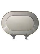 Блюдо овальное Lea Ivory Gold 32х20,5см