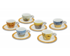 Набор чашек для кофе с блюдцами Dova 2650000 80мл