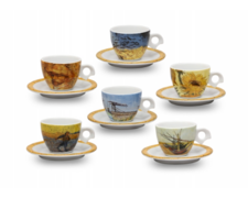 Набор чашек для кофе с блюдцами Dova 2650000 160мл