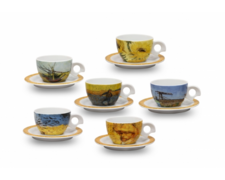 Набор чашек для чая с блюдцами Dova 2650000 240мл