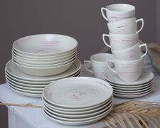 Набор тарелок City Cherry Mousse 6/18