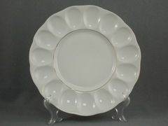 Поднос для яиц круглый Rococo Безе 27см