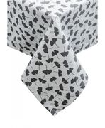 Скатерть Macao гинкго серая 133х133см 4823093446816