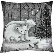 Подушка декоративная Black Night Медведи 45х45см 4823093436305