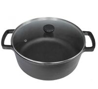 Кастрюля с крышкой Монолит 4л P-4L-6