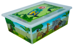 Кошик із кришкою Light Box 17,5х37х52,5см Zoo/25л