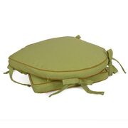 Набір подушок для стільців New Nicole зелений з гірчичним кантом 40см CushionStNNicole1104-1111