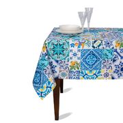 Скатерть с тефлоновым покрытием Азулежу 160х320см MajoSaALTeMantel-160x320D